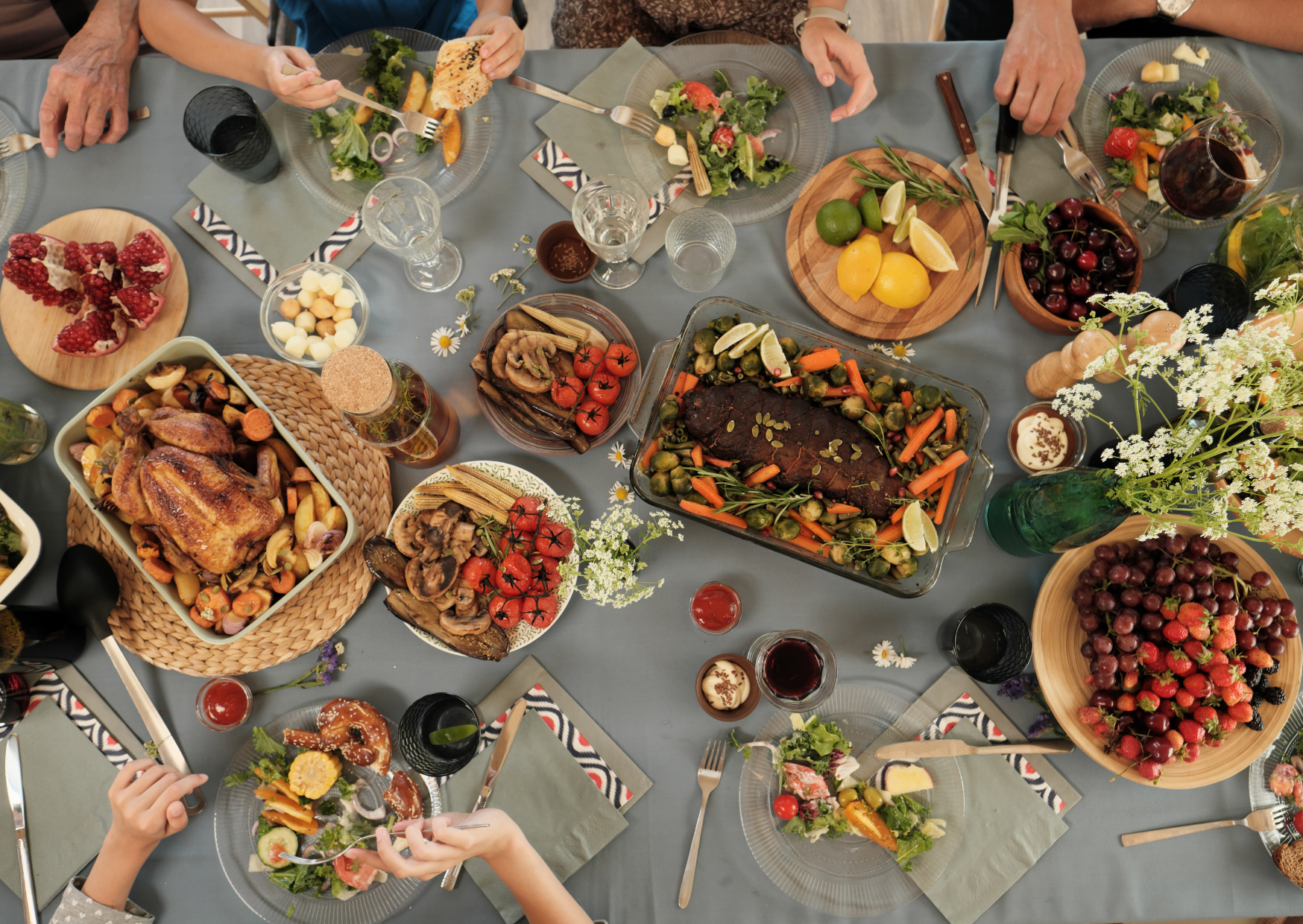 Eating holiday food 6