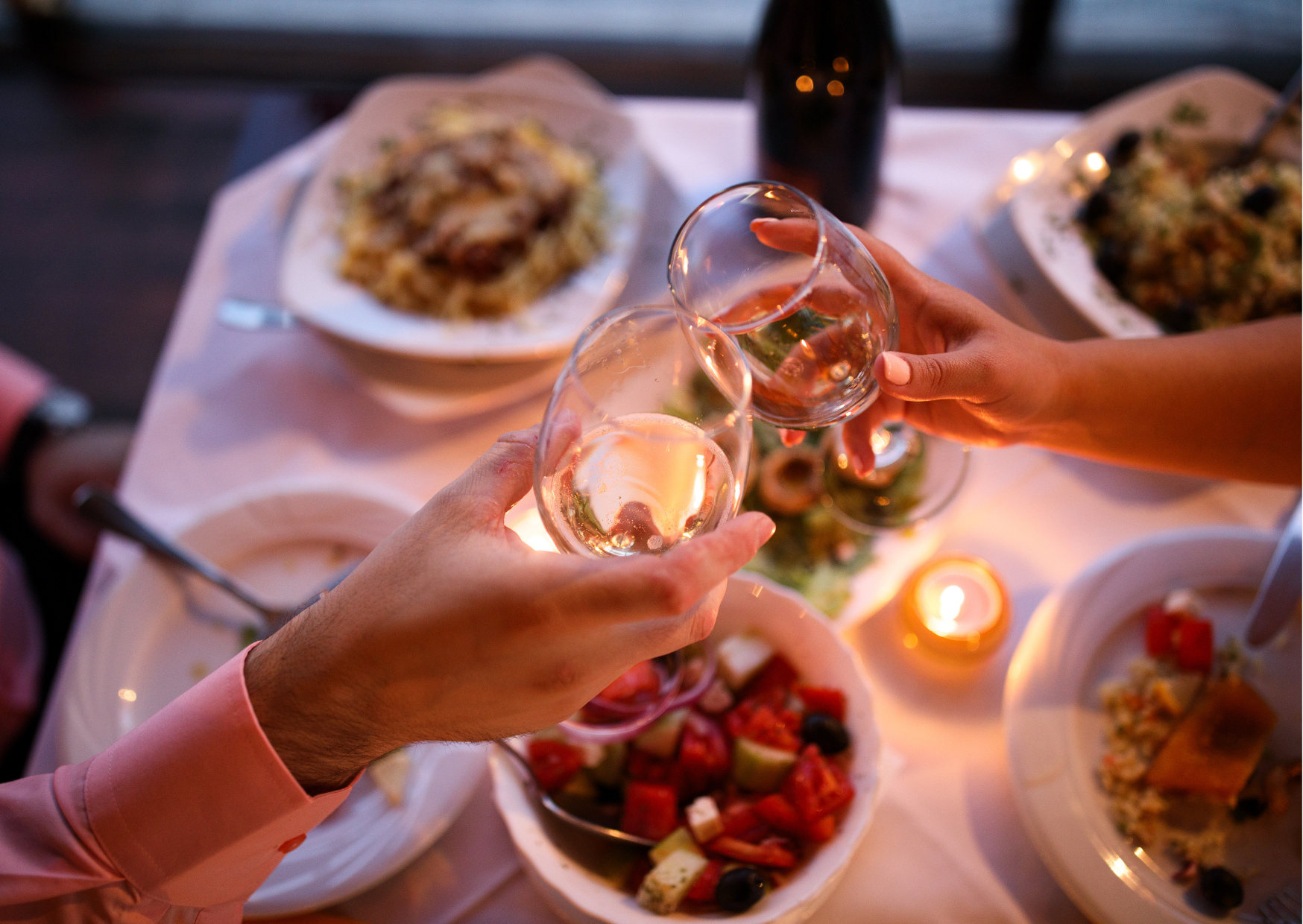 eating dinner 5