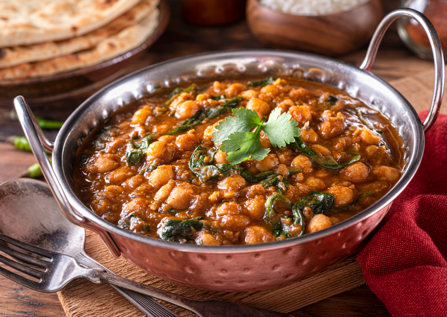 food Garbanzos con espinacas