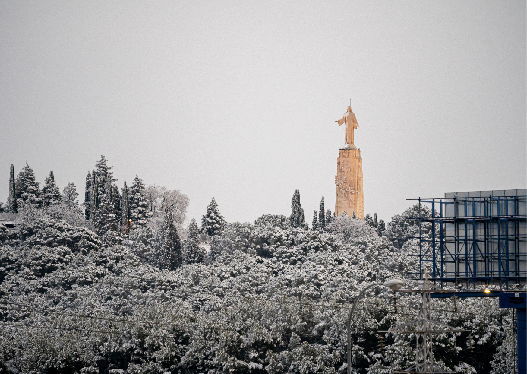 winter in Spain Getafe