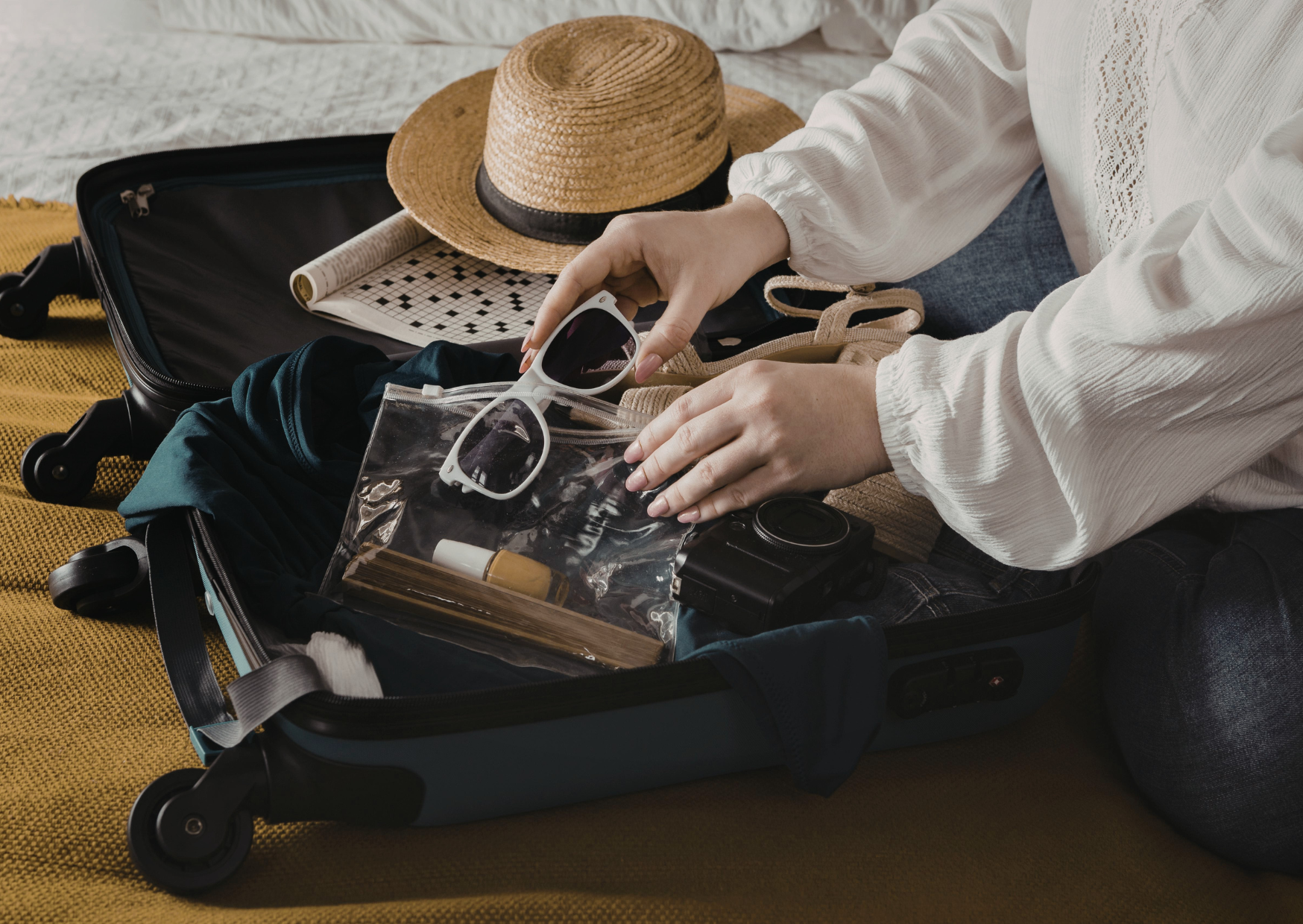 The One-Minute Suitcase Trick That Could Save You Money at the Airport 3 packing luggage 2