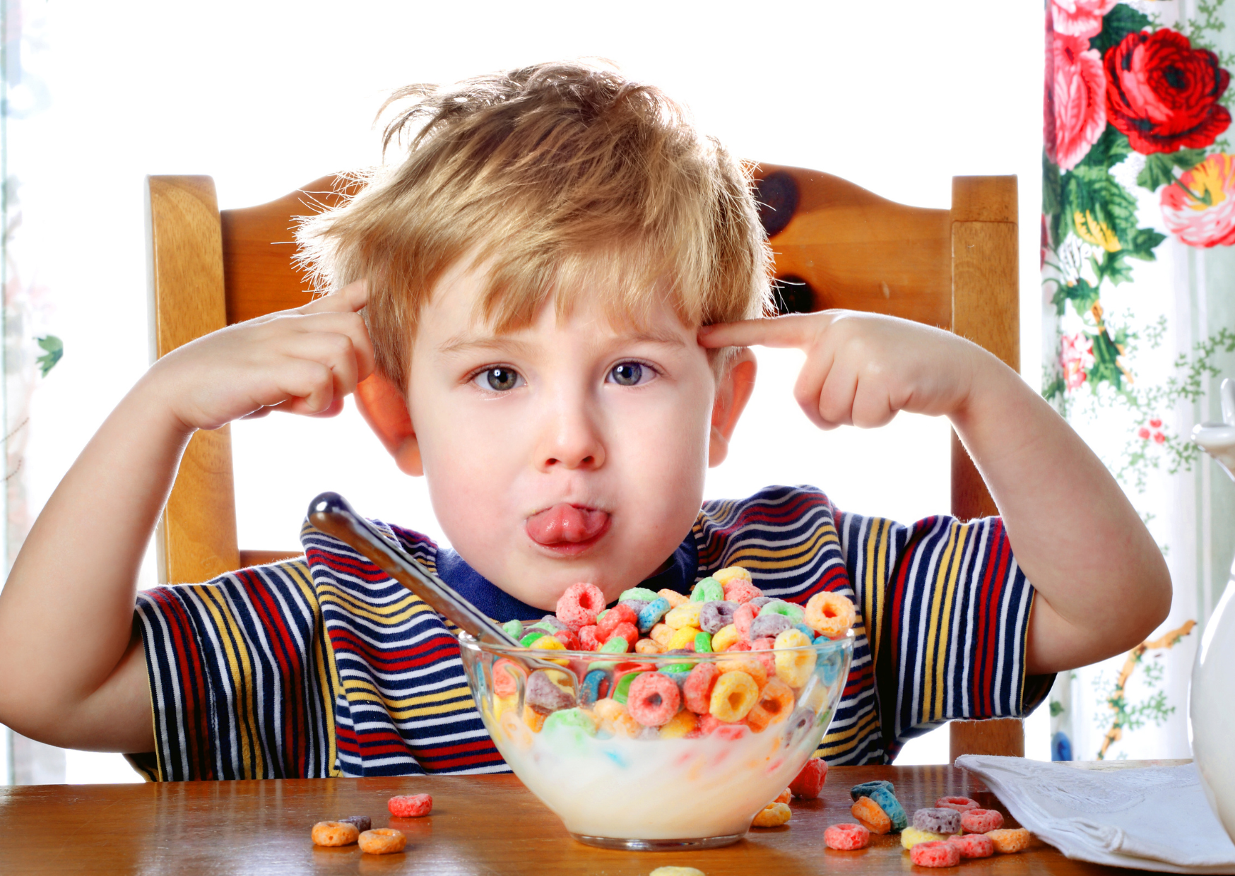 Eating American cereal