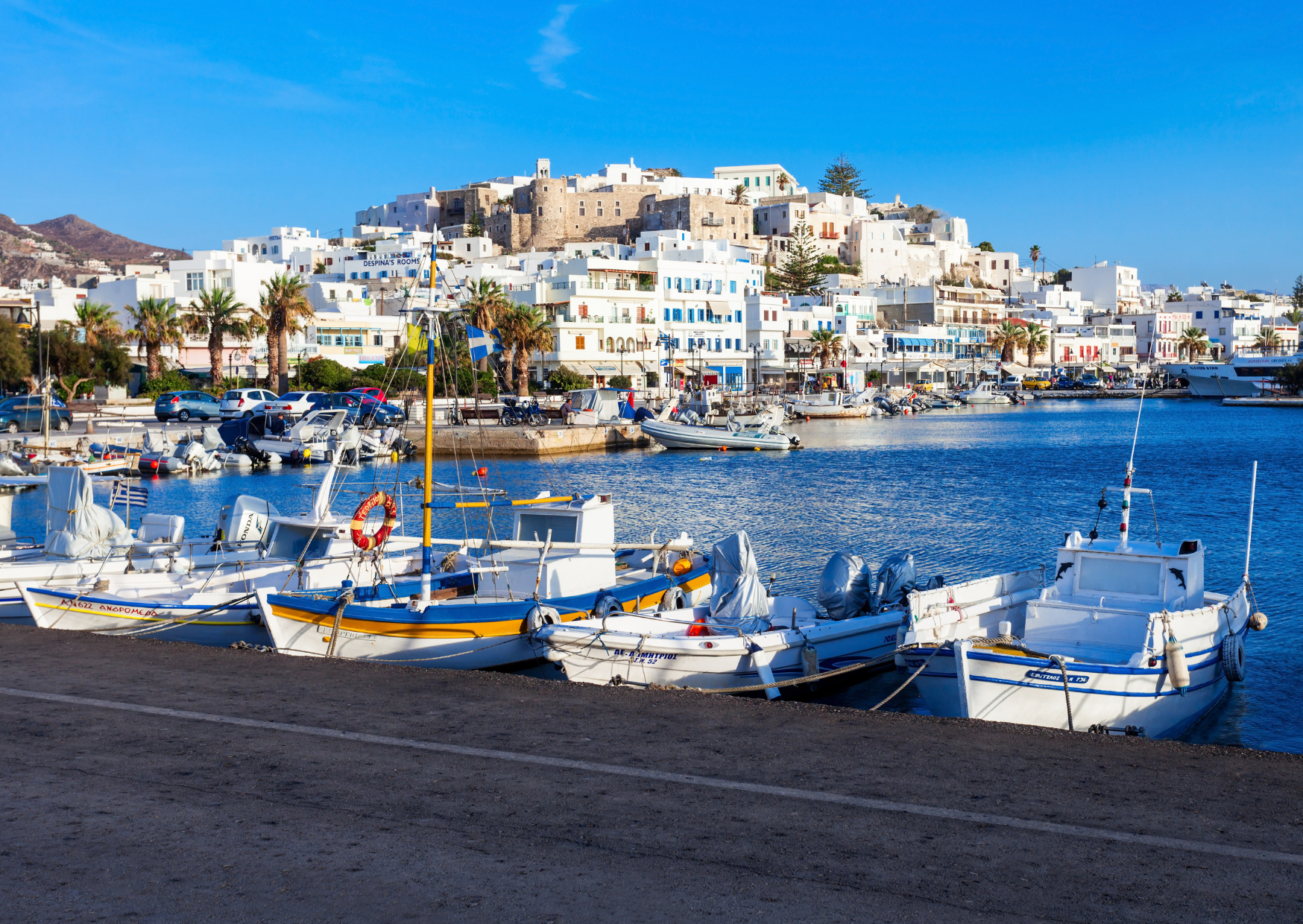 Greece Naxos Port