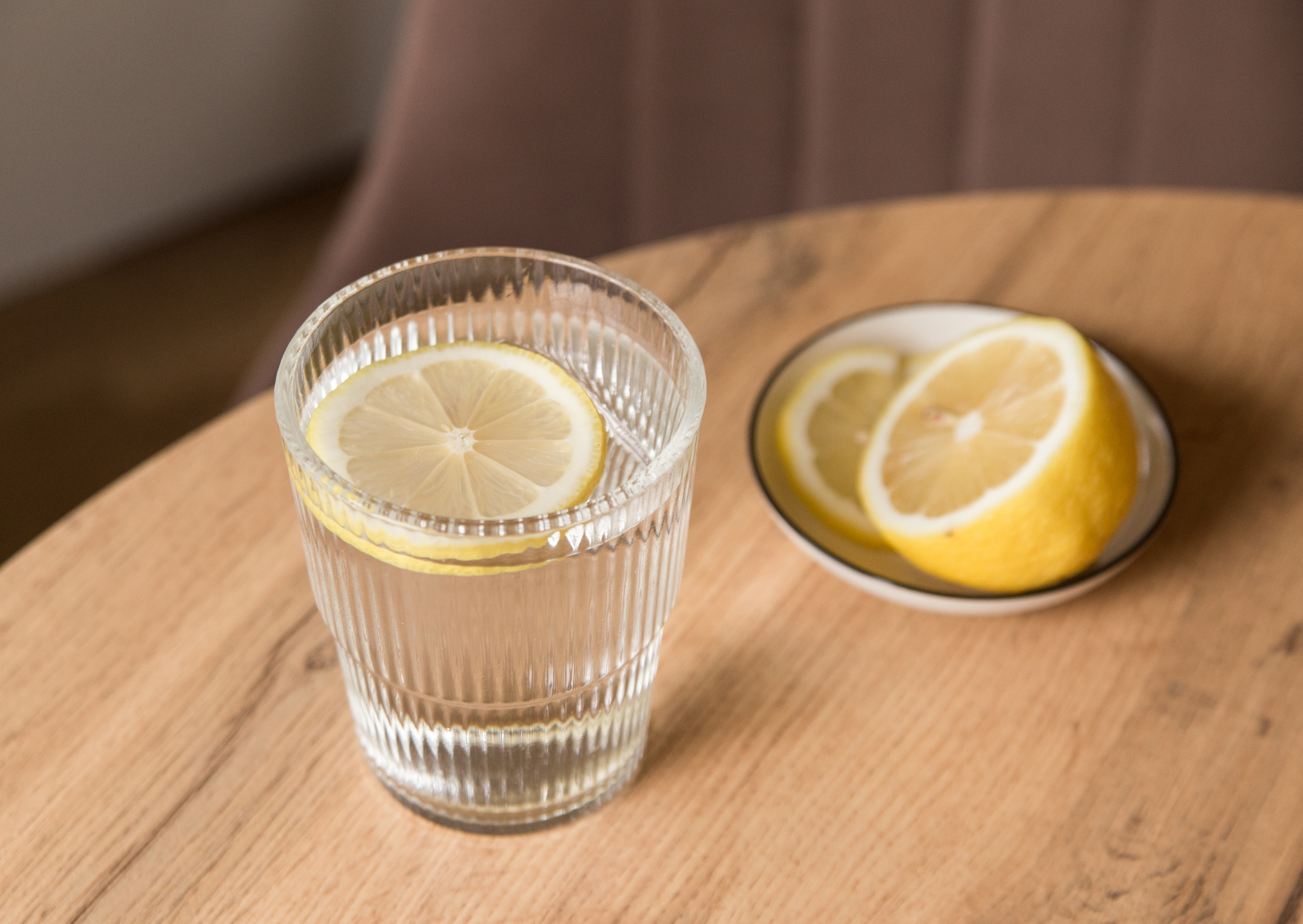 Italian lemon water