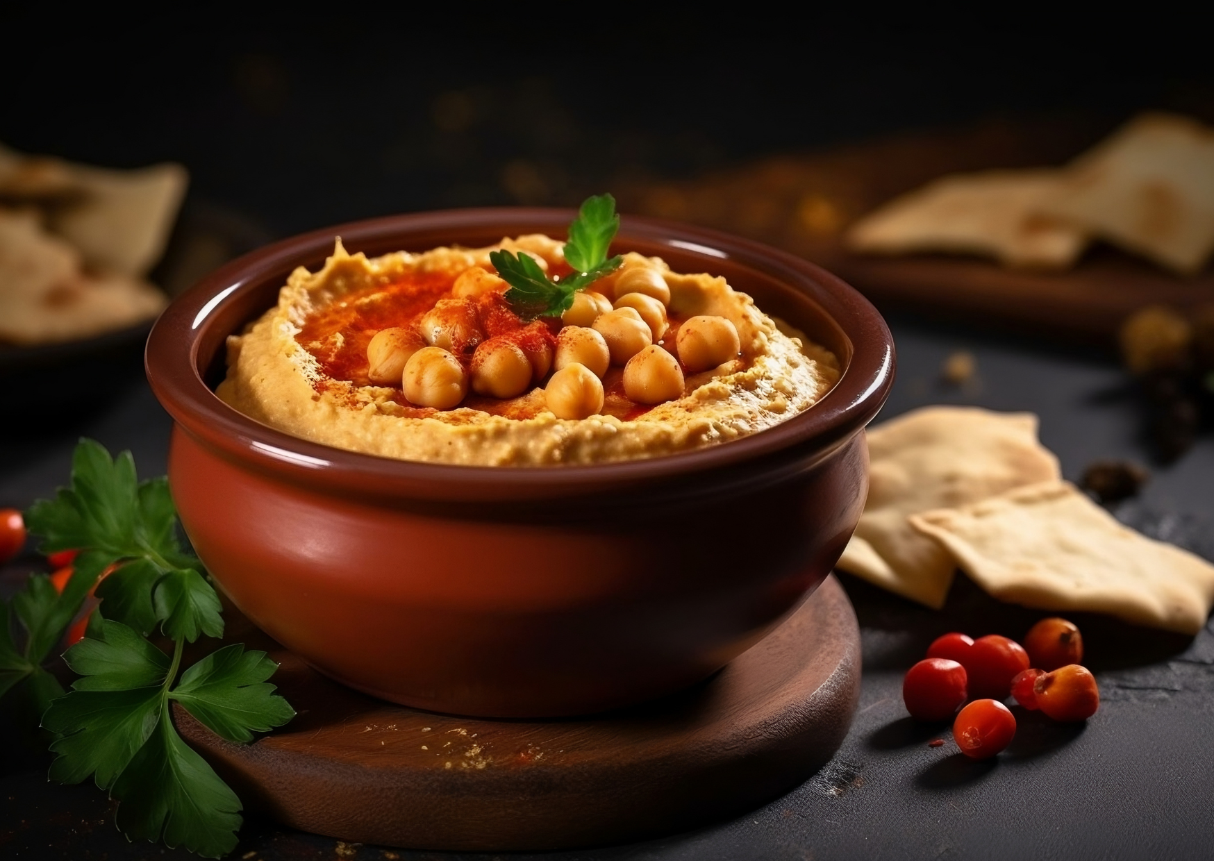 Lebanese hummus