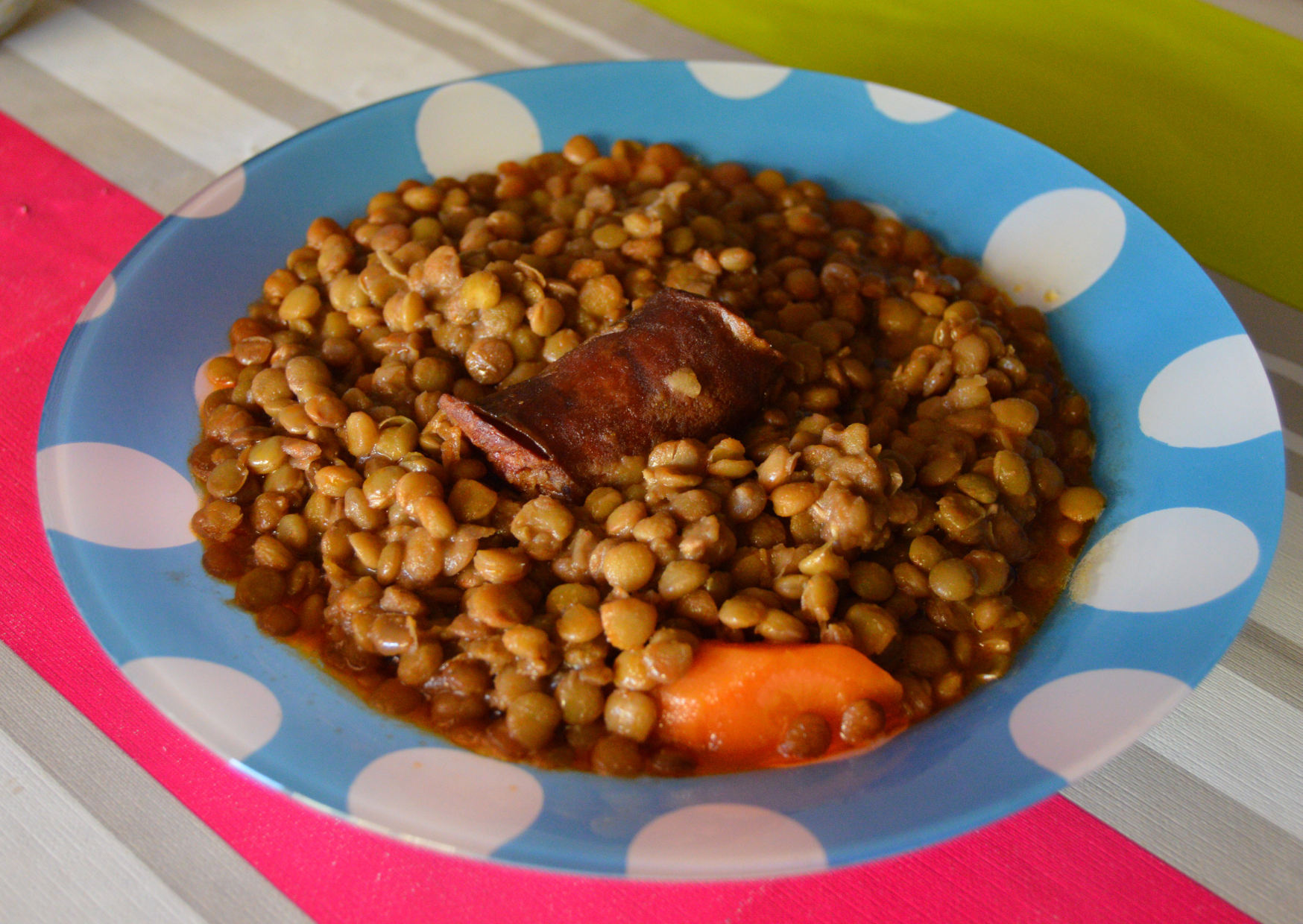 Spanish lentejas sofrito 3