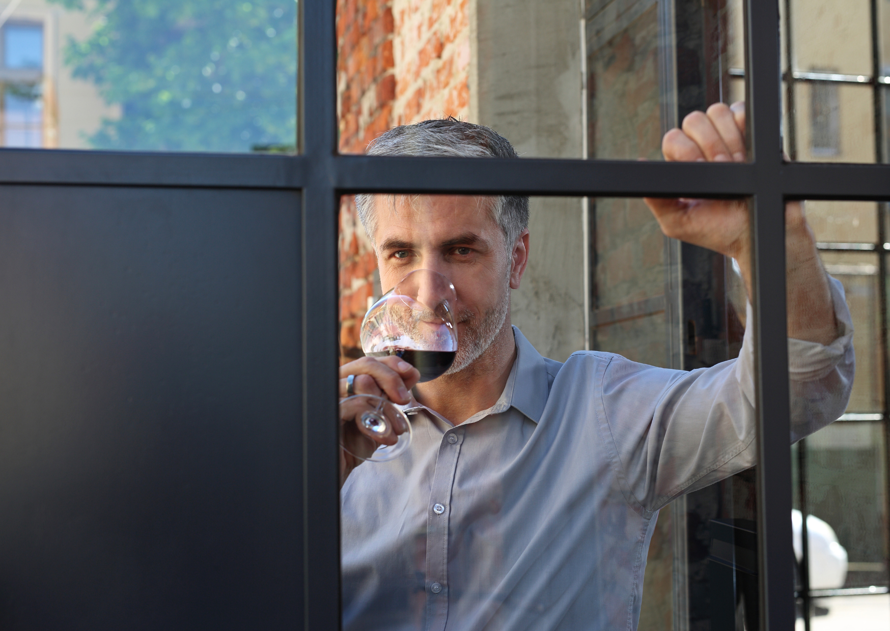drinking french wine 4