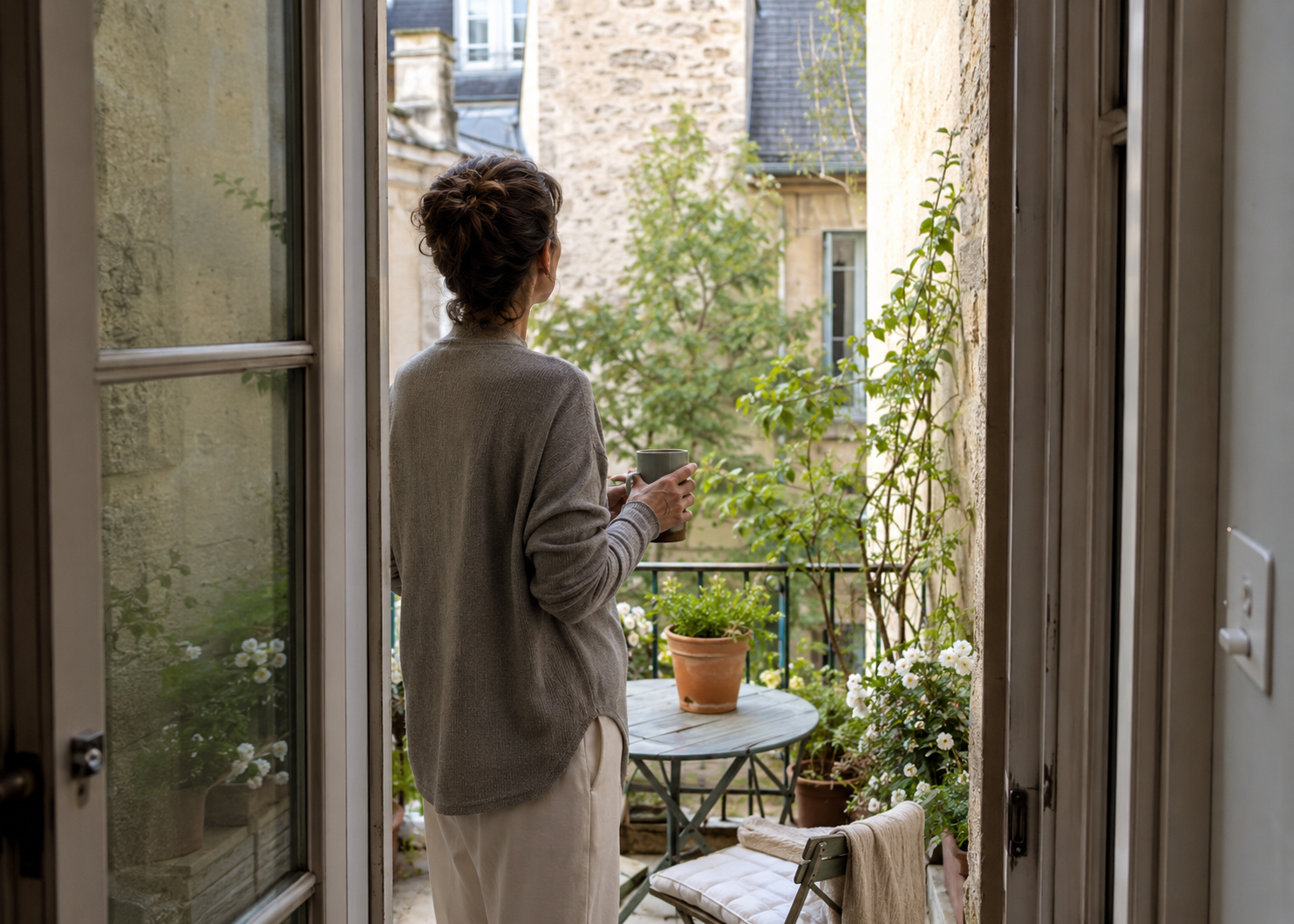 The French Habit Of Going Outside Before Coffee That Reframes Morning Anxiety: 30 Days In 3 french 2