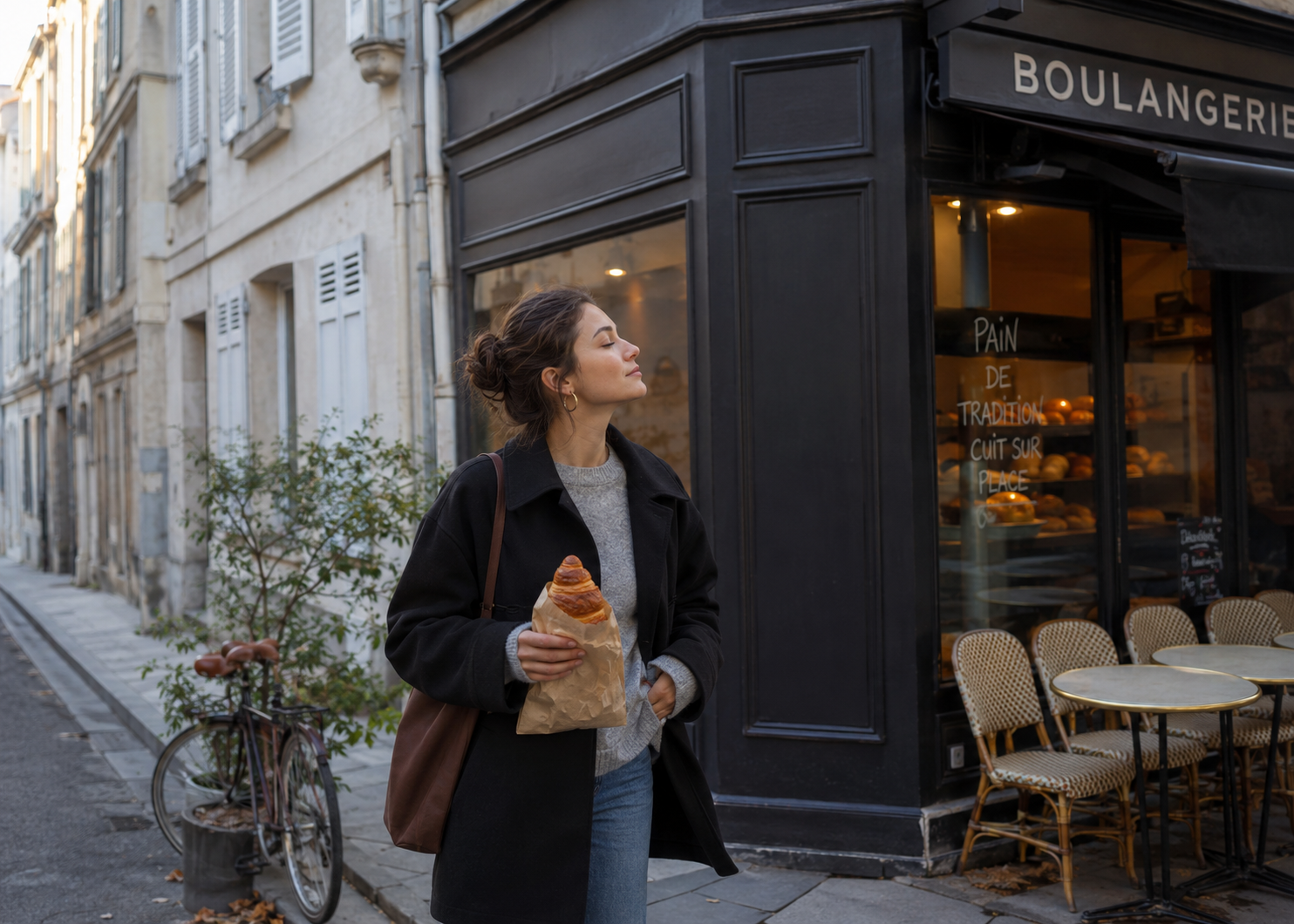 The French Habit Of Going Outside Before Coffee That Reframes Morning Anxiety: 30 Days In 5 french 4