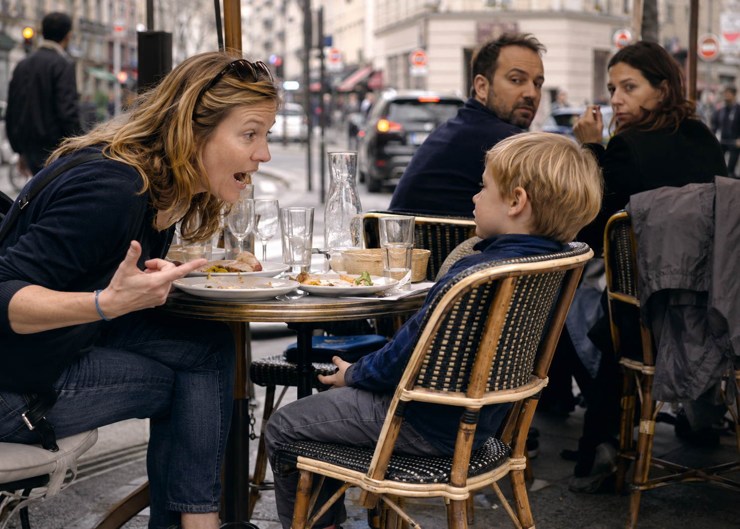 The Way American Mothers Talk To Their Children In European Restaurants That Makes Locals Move Tables 3 kids 3