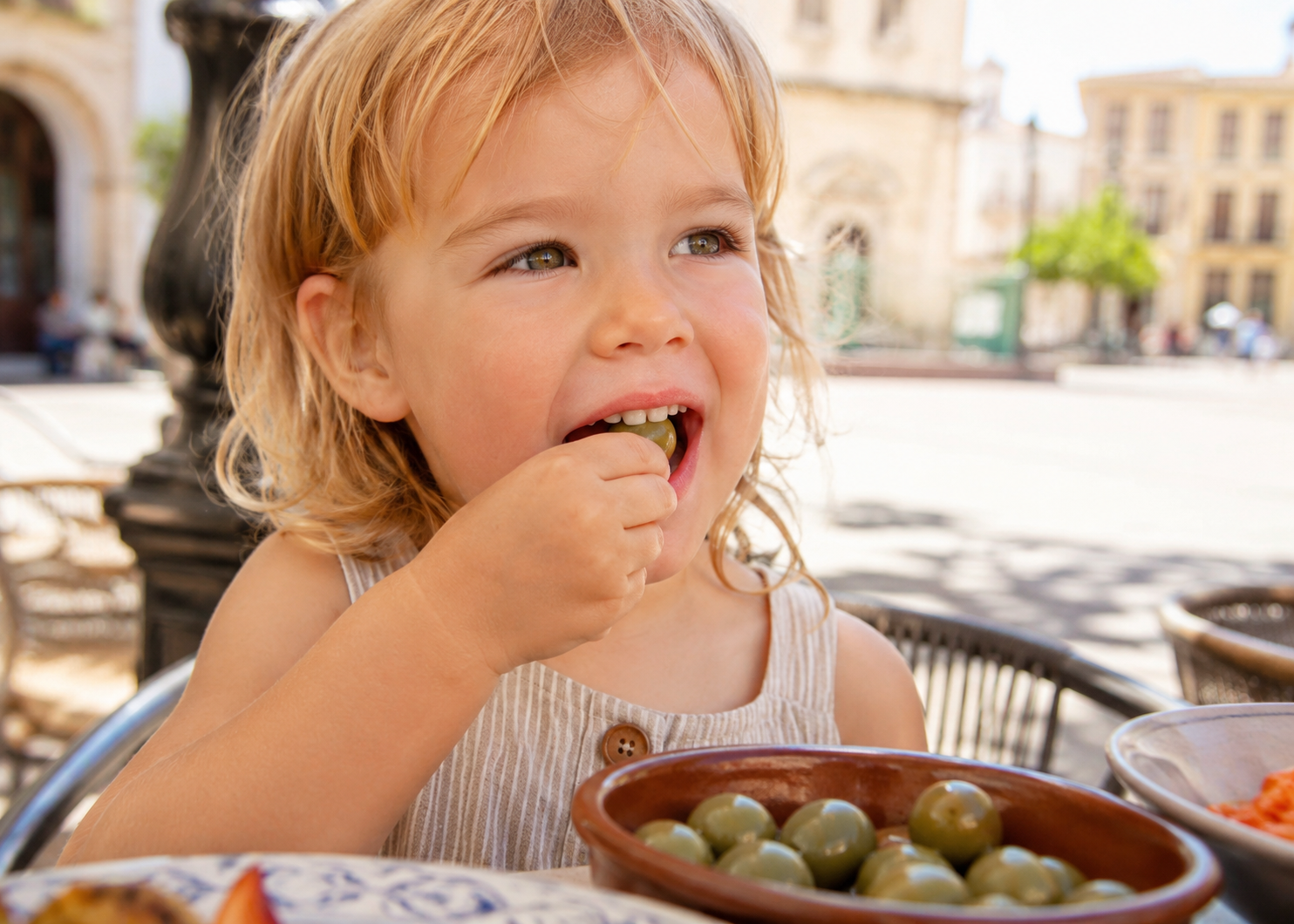 Why Spanish Children Eat Olives At Three Years Old And American Children Still Won't At Twelve 5 kids eating olives full