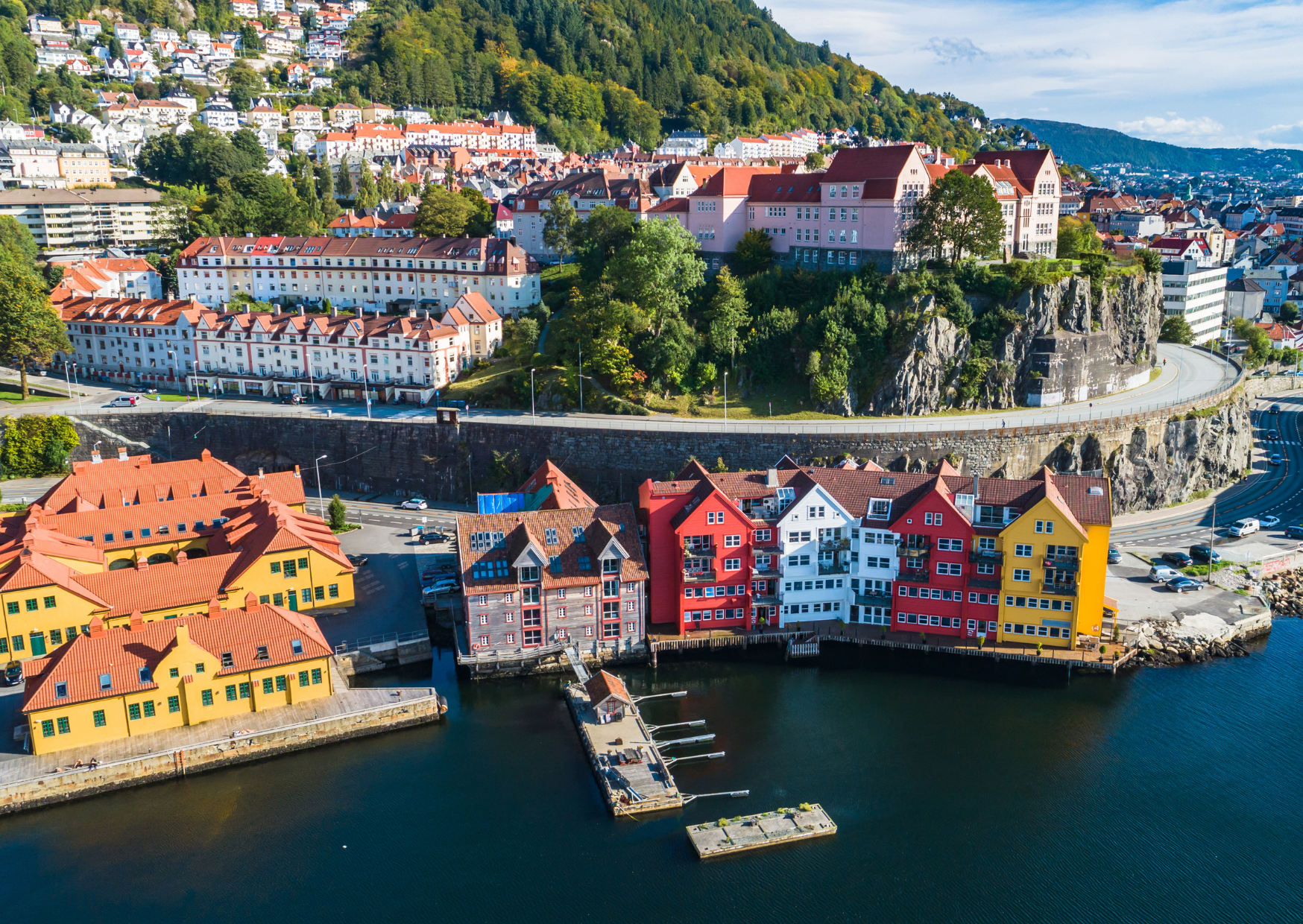 norway Bryggen district