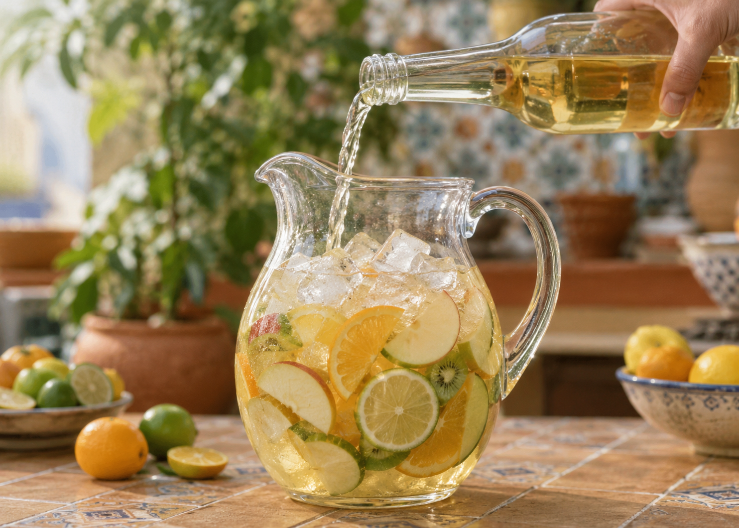 How To Make Spanish Sangria Blanca: The Lighter White-Wine Version For Hot Afternoons 1 Sangria Blanca 2