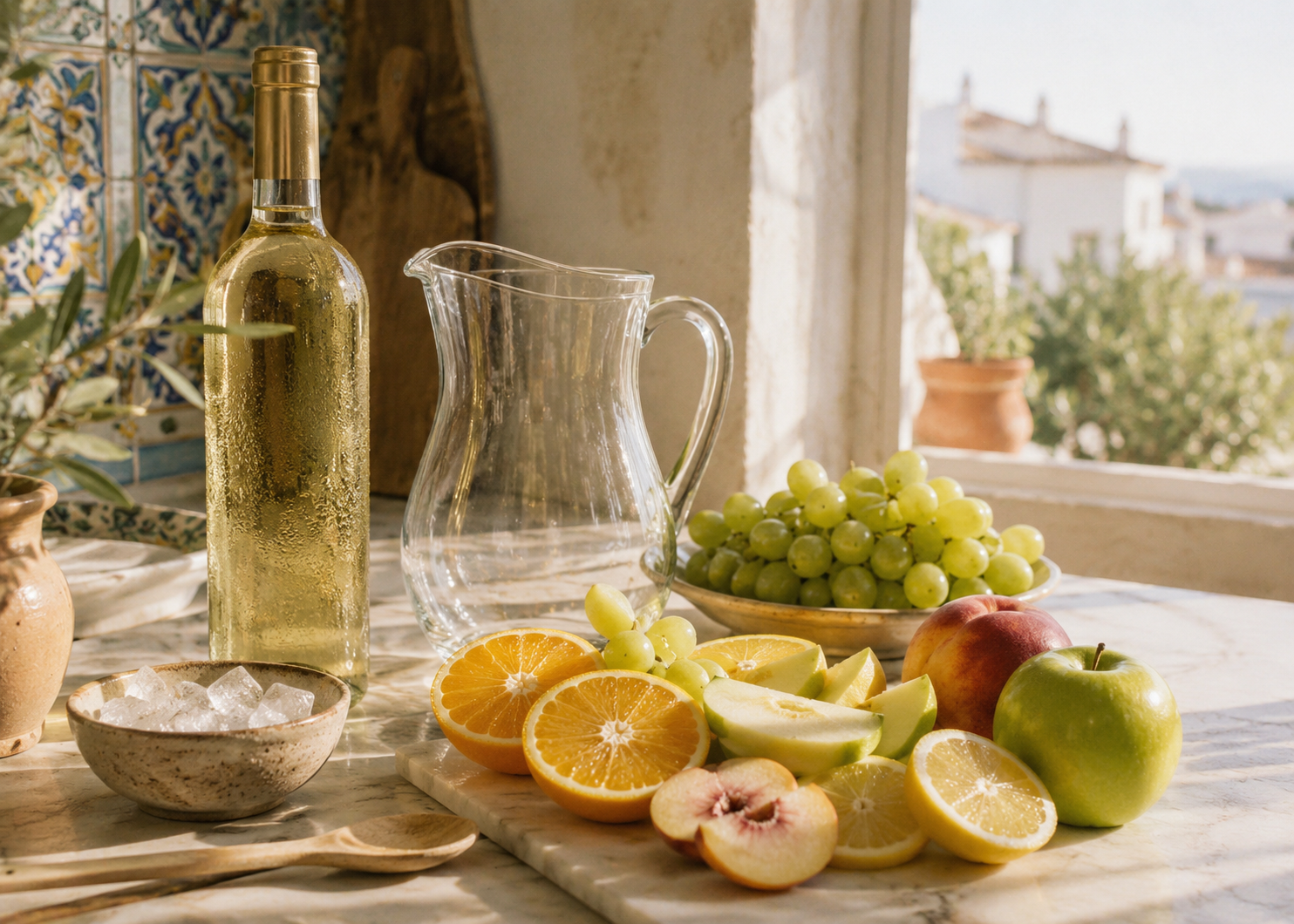 How To Make Spanish Sangria Blanca: The Lighter White-Wine Version For Hot Afternoons 3 Sangria Blanca