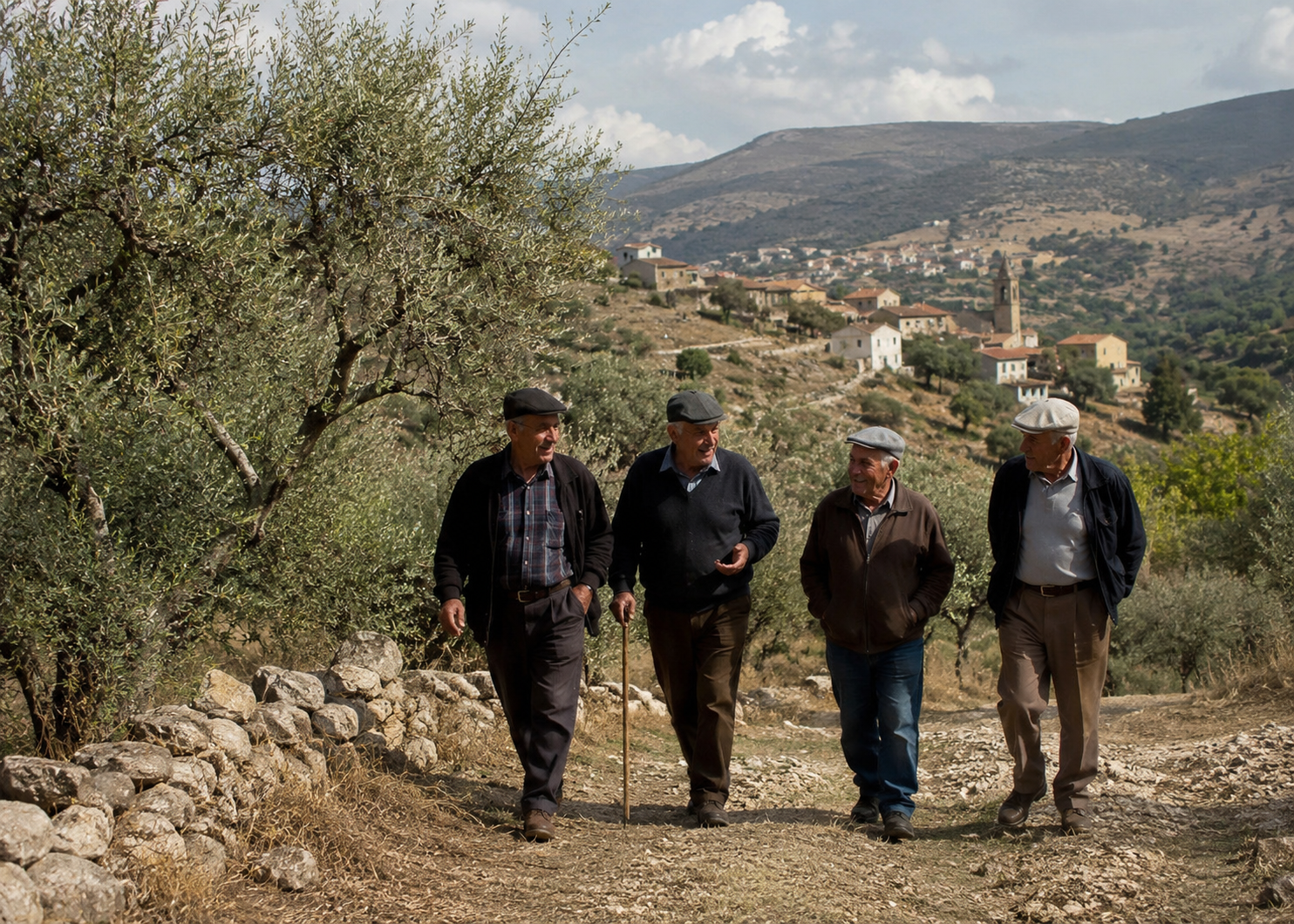 Men in Sardinia Keep Living Past 100 At The World's Highest Rate: The Daily Habit Americans Have Abandoned 4 Sardinian Men 6