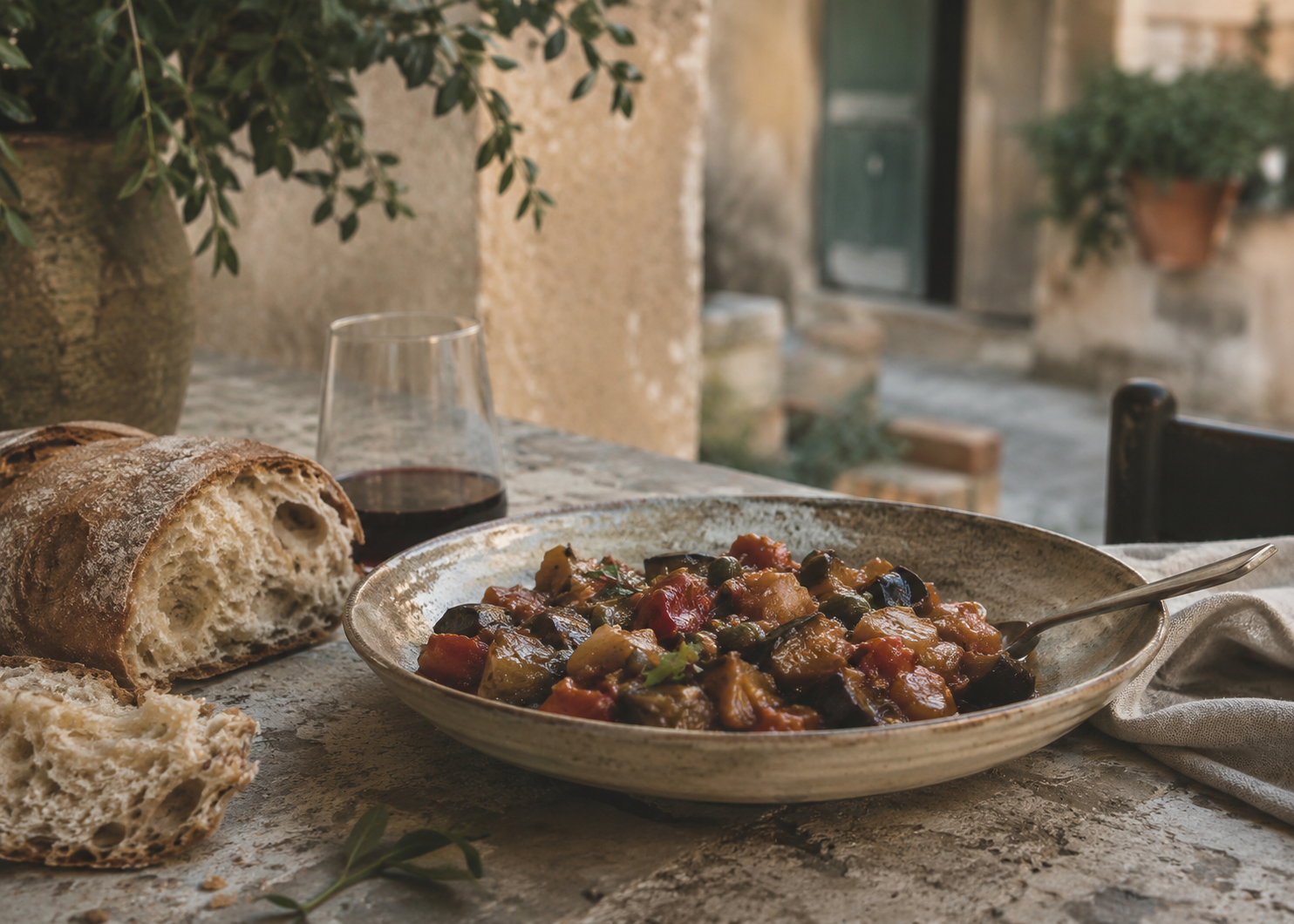 How To Make Real Italian Caponata: The Eggplant Salting Step Most American Recipes Cut In Half 1 cappanota 7