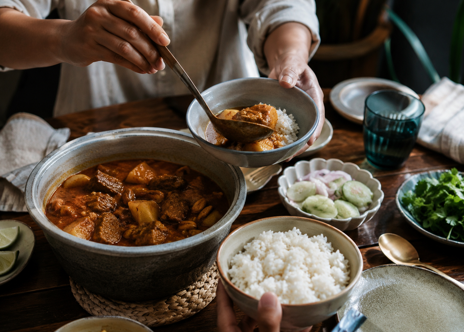 How To Make Thai Massaman Curry From Scratch 3 curry 1