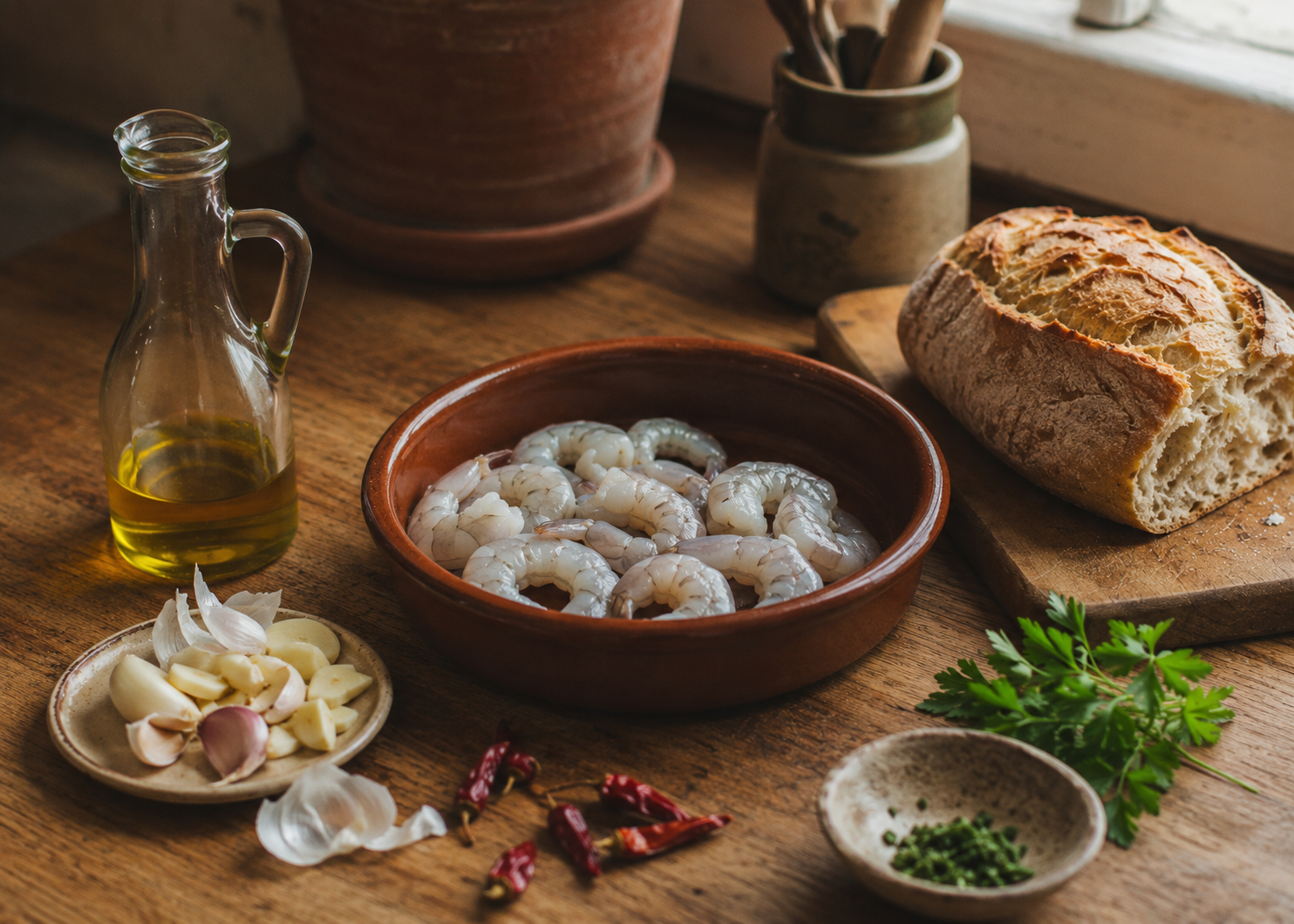 How To Make Spanish Garlic Shrimp the Spanish Way 2 garlic shrimp 2