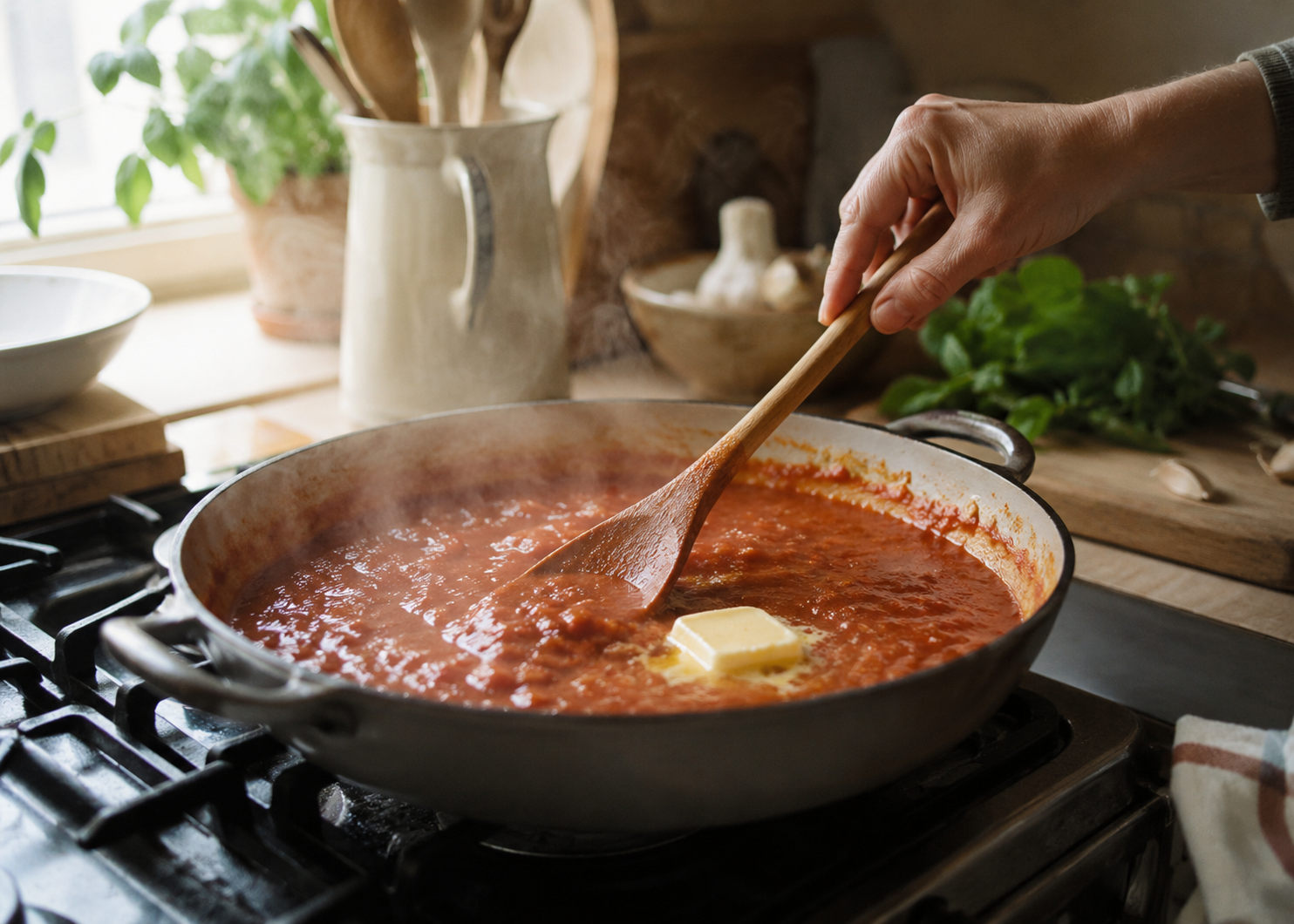 The Italian Pasta Sauce Nonnas Add Butter To That American Recipes Forbid 2 nonnas pasta 3