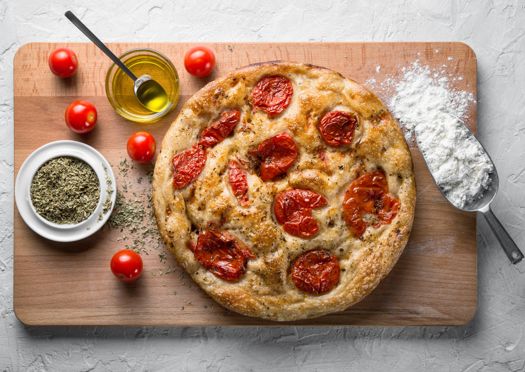 Focaccia Genovese Has a Rival. How to Make Focaccia Barese, the Tomato-Topped Version From the South 1 Focaccia Barese 4