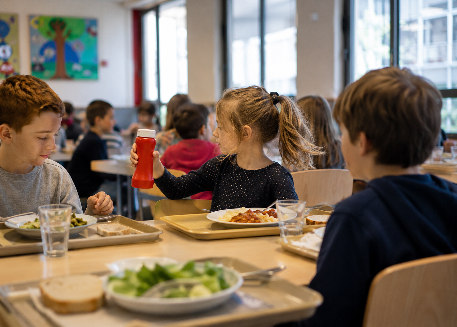 French Schools Legally Limit Ketchup in the Cafeteria: The 2011 Rule Americans Don't Believe 1 French schools 1