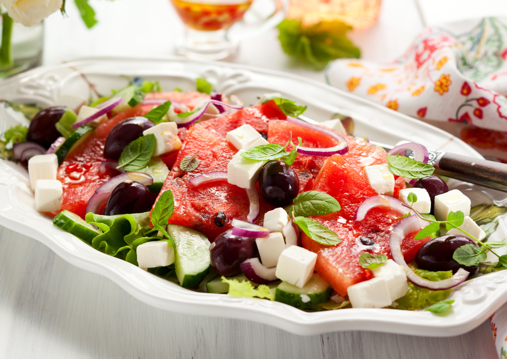 Watermelon with Feta 3