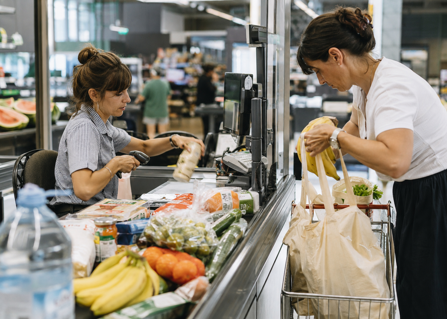 9 European Supermarket Rules Americans Break in the First Aisle. The Produce Glove Is Rule One 5 supermarket 4