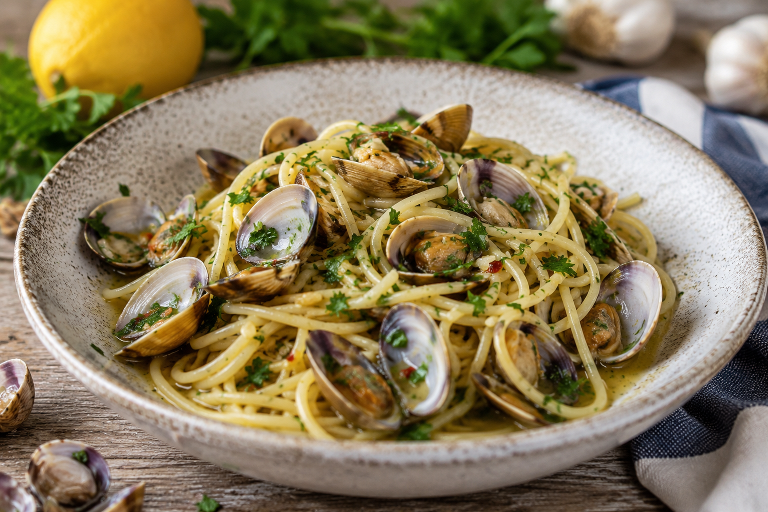 Spaghetti alle Vongole Is Italy's Summer Pasta. The No-Cream Rule That Keeps It Honest 2 vongole 2