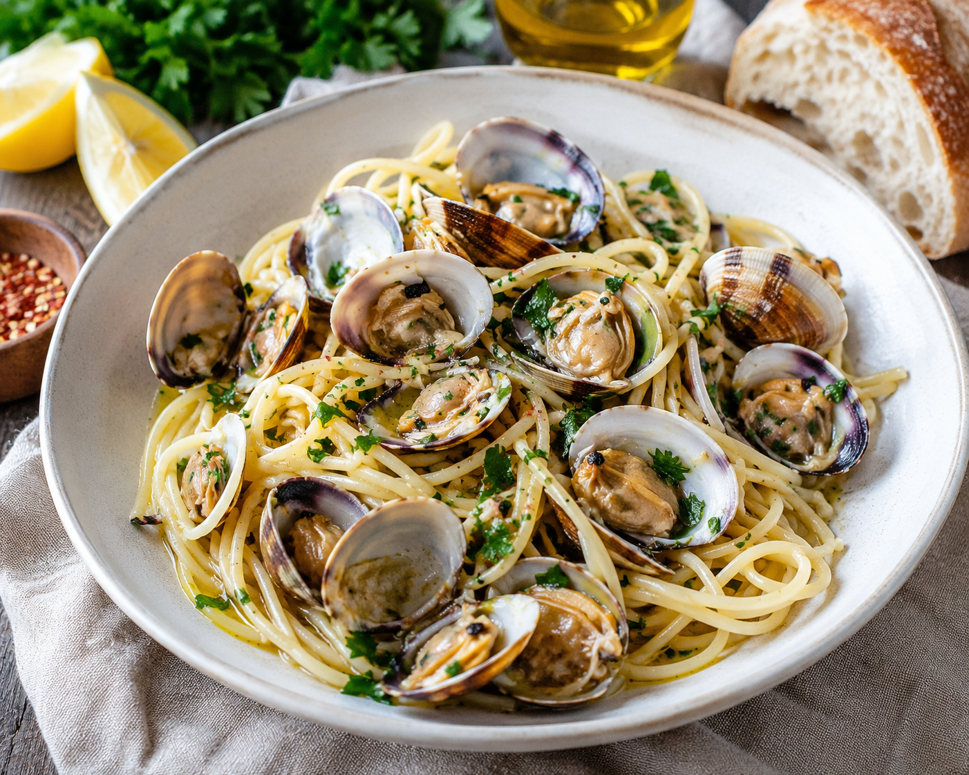 Spaghetti alle Vongole Is Italy's Summer Pasta. The No-Cream Rule That Keeps It Honest 3 vongole 3