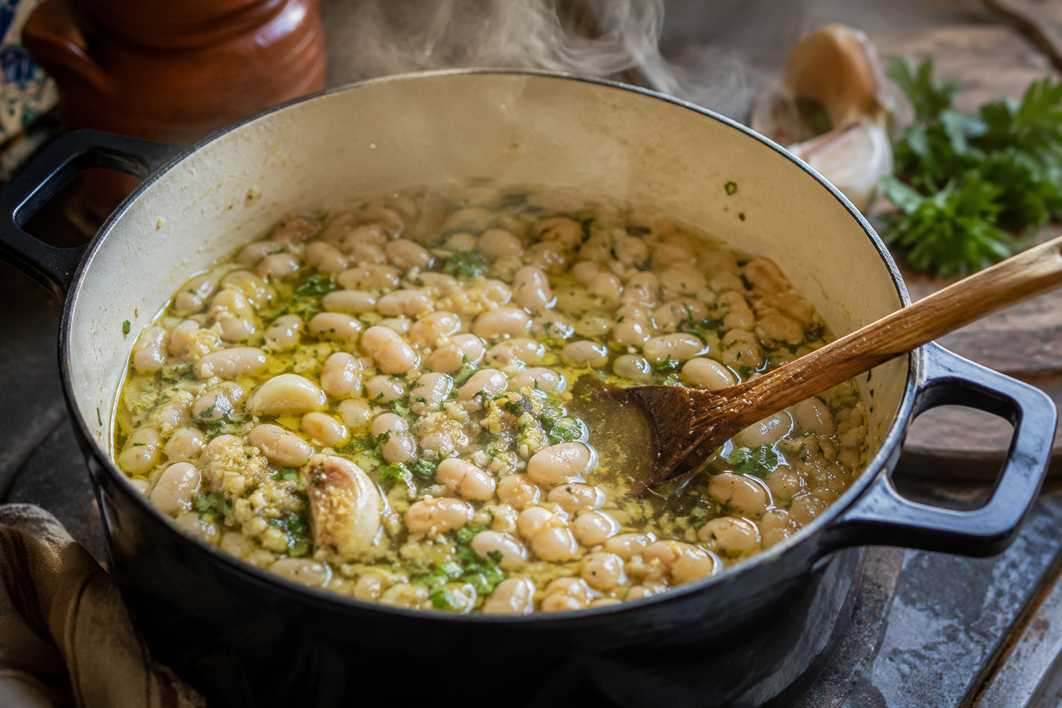 White Beans, Olive Oil, and Ten Minutes: The Tuscan Dinner Italian Grandmothers Never Wrote Down 6 fagioli allolio 3