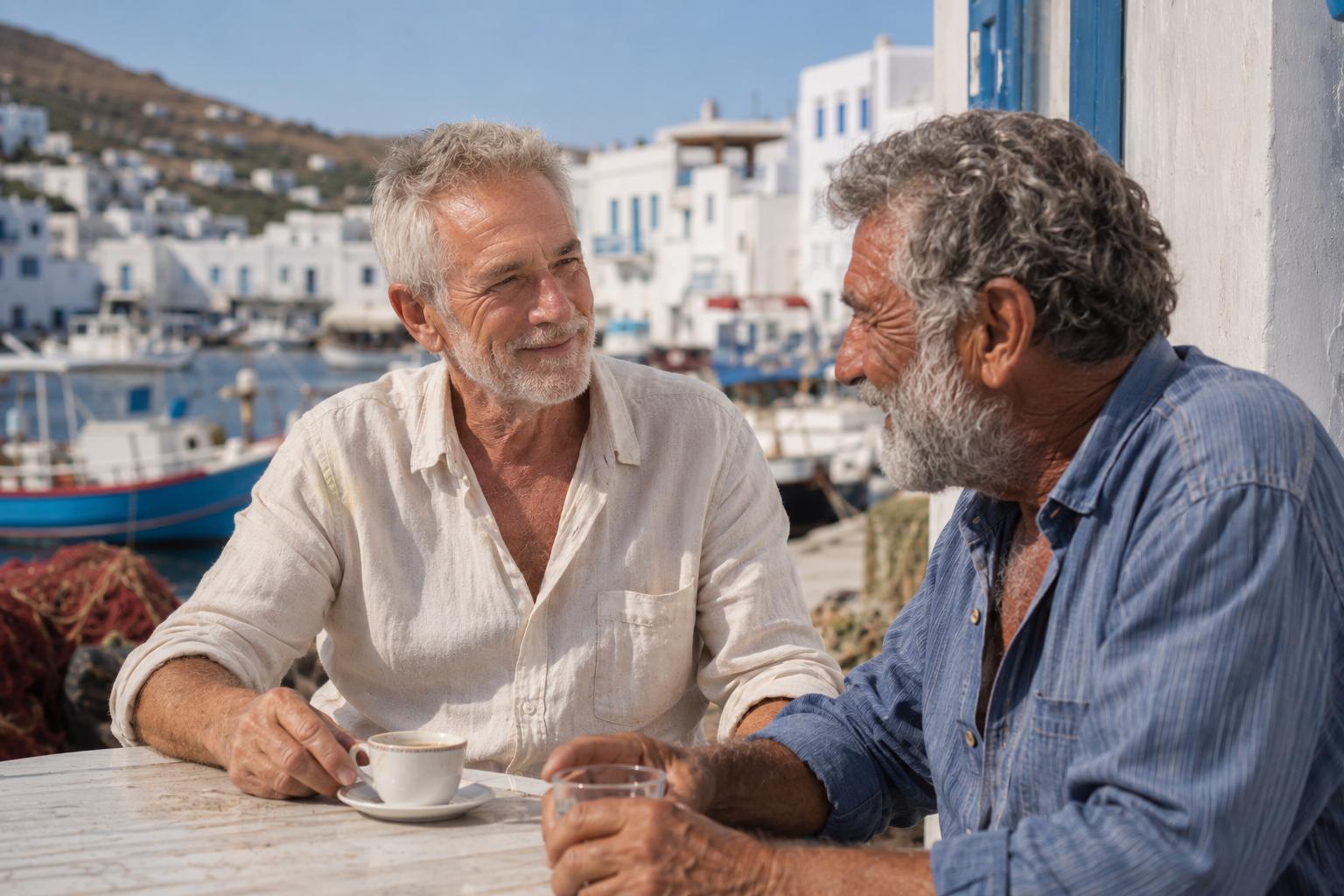 He Retired Alone to a Greek Island at 63 With $110,000: Year Two, Honestly 5 greek retirement 2