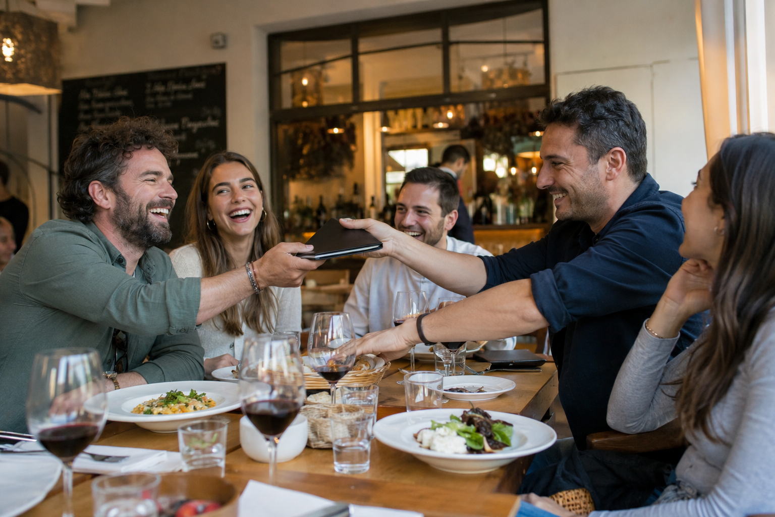 Europeans Don't Split the Bill by Item: The Rounds System That Ends Calculator Dinners 2 rounds 2