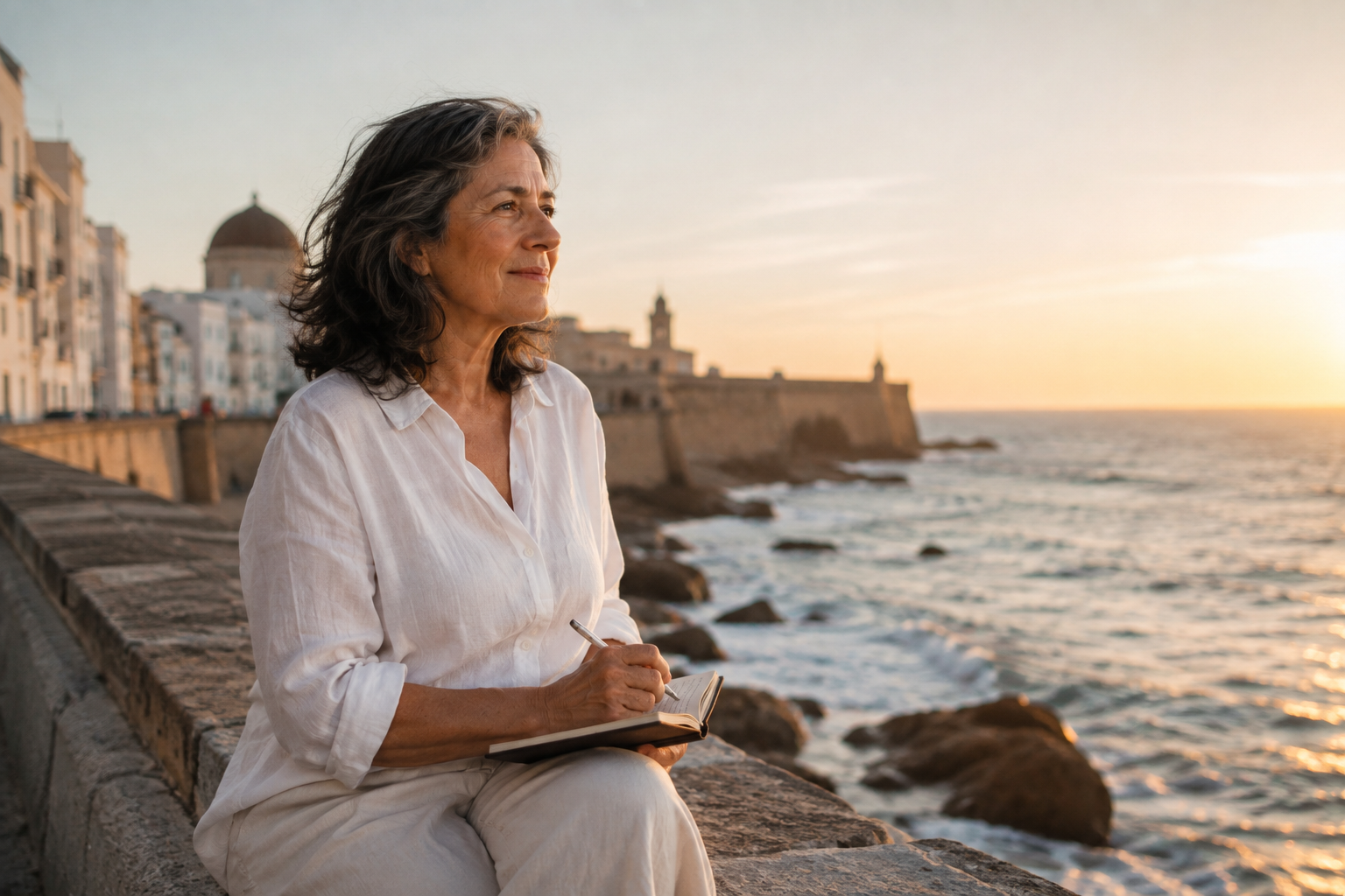 Widowed at 64, She Took the Lease in Cádiz, Spain Anyway: The First Year Alone Abroad 1 widowed 1