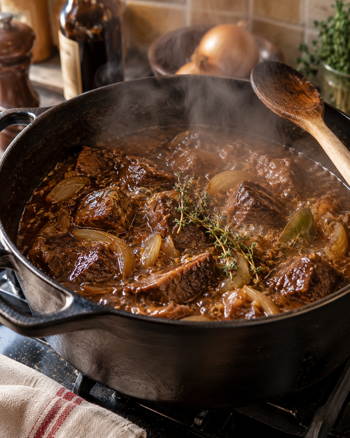 Carbonnade Is Beef Braised in Beer: Belgium's Answer to Boeuf Bourguignon 5 Carbonnade 2