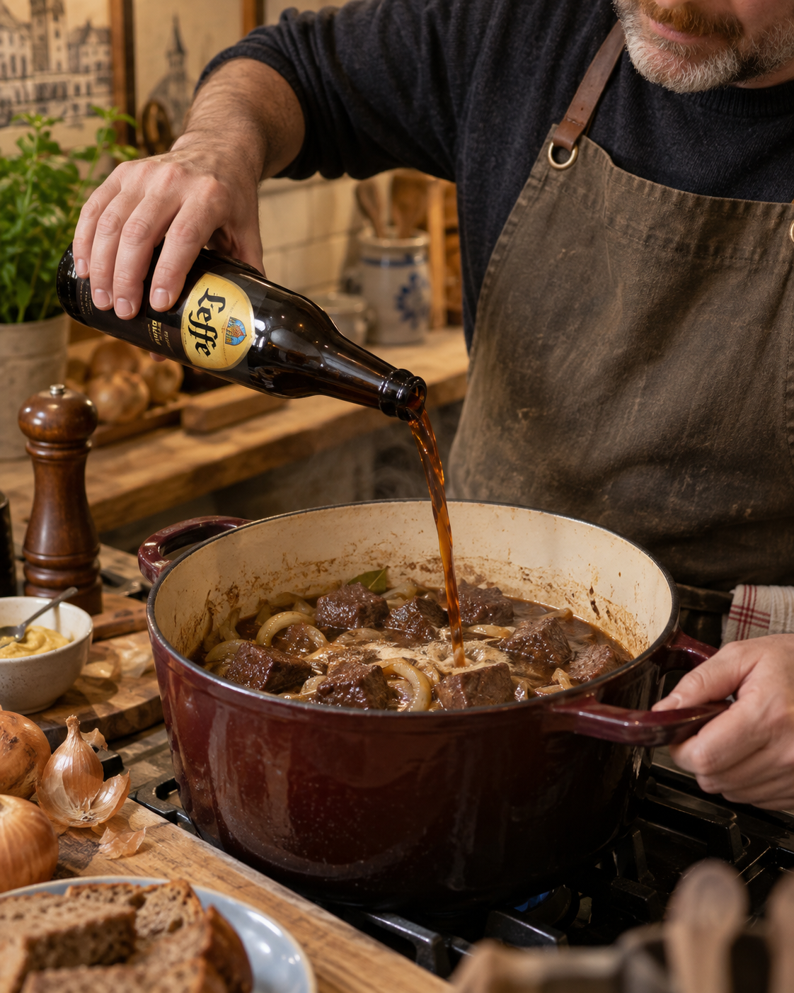 Carbonnade Is Beef Braised in Beer: Belgium's Answer to Boeuf Bourguignon 1 Carbonnade 4
