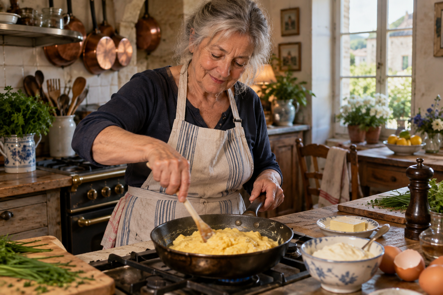 The French Add One Thing to Scrambled Eggs and They Turn Into Silk 3 scrambled 3