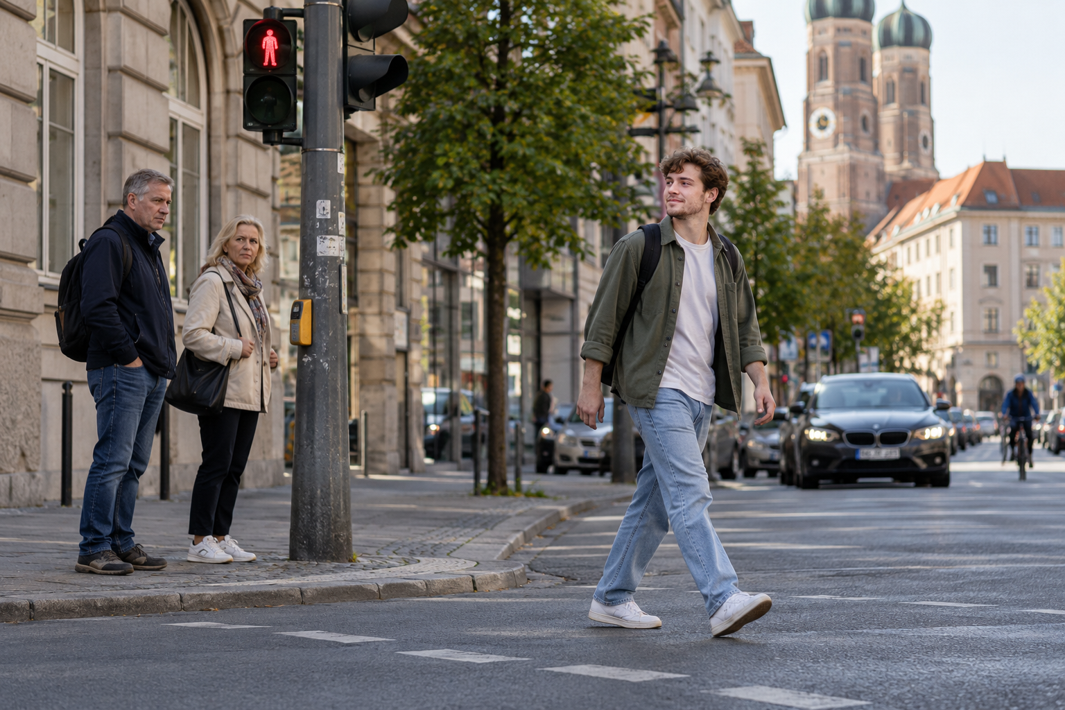 Nobody Jaywalks in Germany, Even at 2 AM on an Empty Street: The Rule Americans Break on Day One 2 jaywalk 2